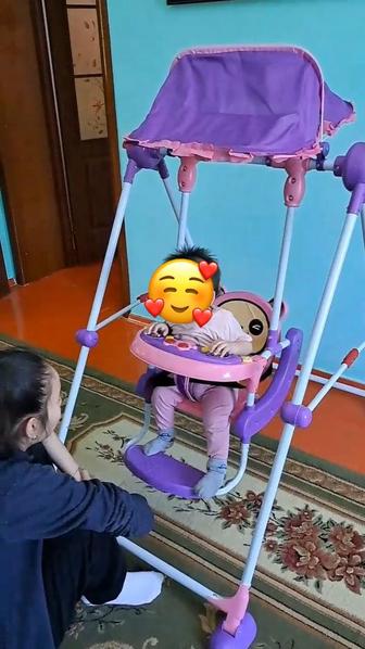 Детская качели напольная