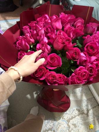 53 голландские розы