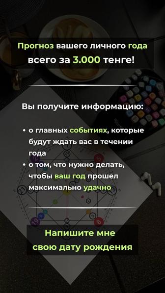 Индивидуальный прогноз на год по матрице судьбы