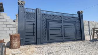 Ворота покраска, сварочные работа