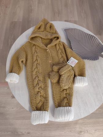 Комбинезоны вязанные детские