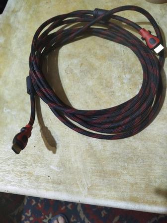 кабель HDMI-HDMI в нейлоновой (тканевой) оплетке с ферритовыми фильтрами (б