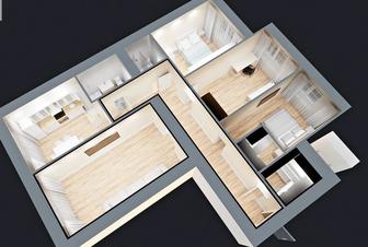 Ремонт под ключ/ Разработка планировка/ 3D визуализация
