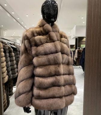 Натуральная шуба соболь
