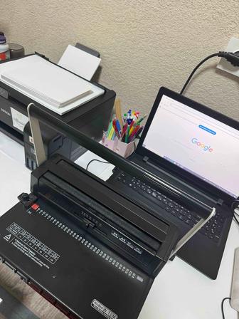 Принтер,Ноутбук, брошюровщик