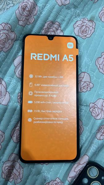 Продам Redmi A5 совершенно новый с мобильным телефоном на год период с дека