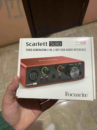 Focusrite solo 3 gen звуковая карта