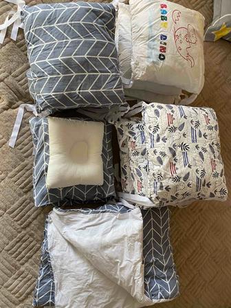 Продам бортики/подушечки на кроватку