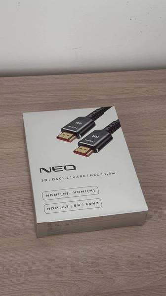 Кабель HDMI-HDMI NEO 1,8м 2.1 Plug 8K Black (HHCL-MC18M21VG)