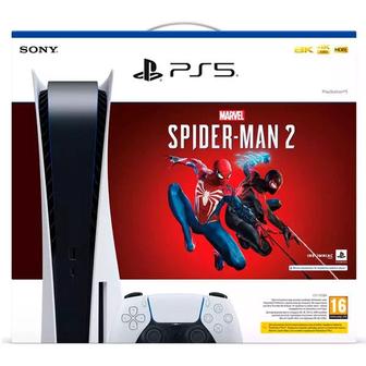 Playstation 5 новый, в коробке с игрой Spider-Man 2