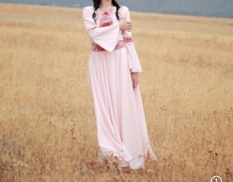 Платье в казахском стиле