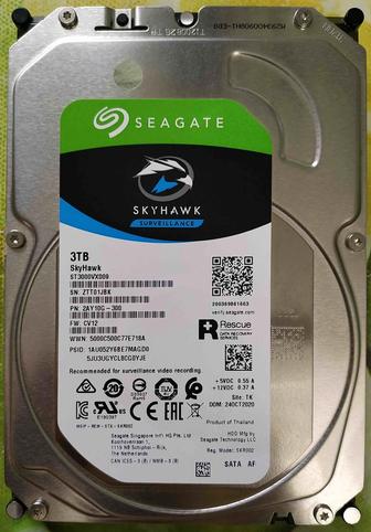 Жесткий диск HDD Seagate SkyHawk 3 Tb