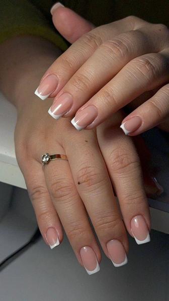 Маникюр гель покрытие