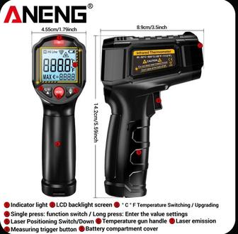 Инфракрасный термометр пирометр ANENG TH202