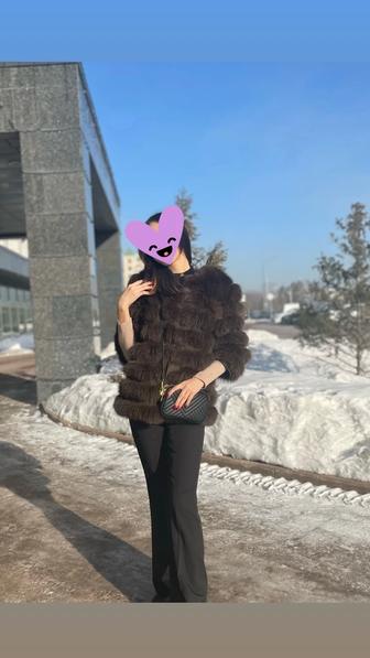 Шуба из натурального писца-трансформер