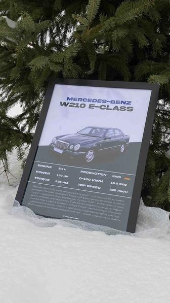 Постер с любимым автомобилем