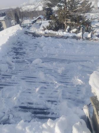 Очистка снега с крыш