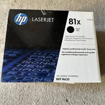 Картридж 81X HP LASERJET ENTERPRISE

MFP M630