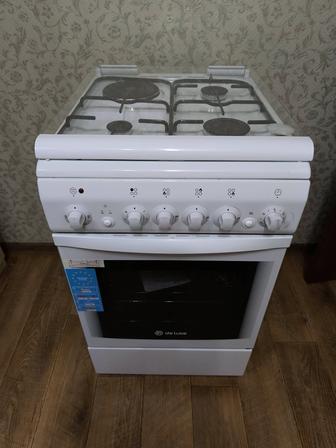 Новая Газ плита с электрической духовкой