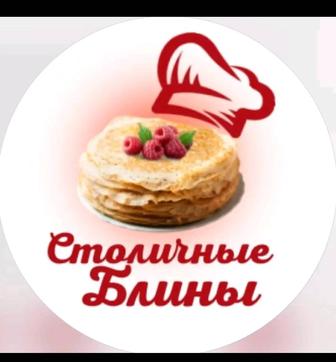 Продавец и блиншица.