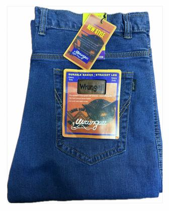 Джинсы мужские прямые синий