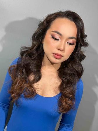 Макияж. Локоны. Прически. Полный образ. Алматы. Выезд.