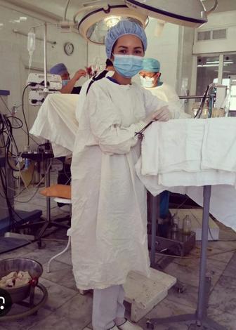 Медсестра с выездом на дом
Опыт работы 12 лет (операционная медсестра).