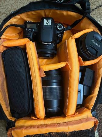 Canon EOS 77D и 3 объектива