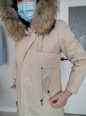 Утеплённая куртка-парка