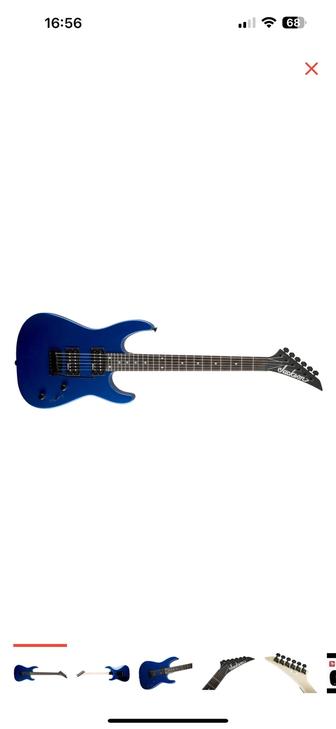 Электрогитара Jackson Dinky JS12 Amaranth Fingerboard Metallic Blue 291-011