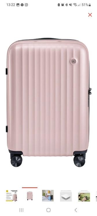 Чемодан Xiaomi NinetyGo Elbe Luggage Size 28 104 L Pink Розовый