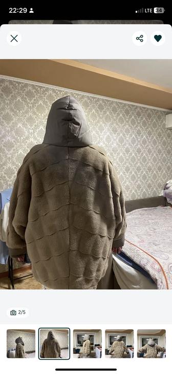 Эко шуба 56 размер