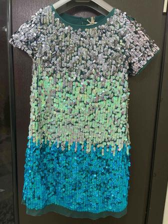 Платье с пакетами 152р