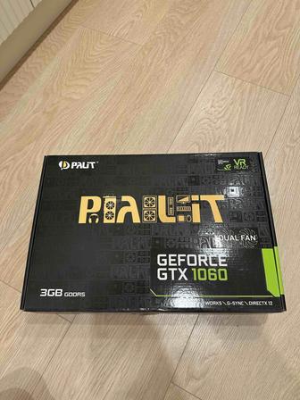 Игровая видеокарта GeForce GTX 1060 3 gb (тянет хорошо и видеомонтаж)
