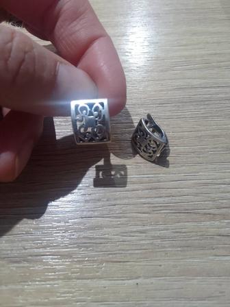 Серьги серебро