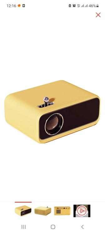 Продам проектор Xiaomi Wanbo Projector Mini желтый