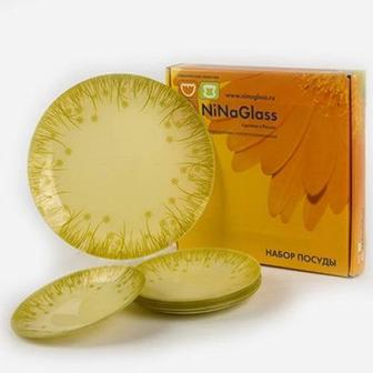 Набор тарелок nina glass Форест
