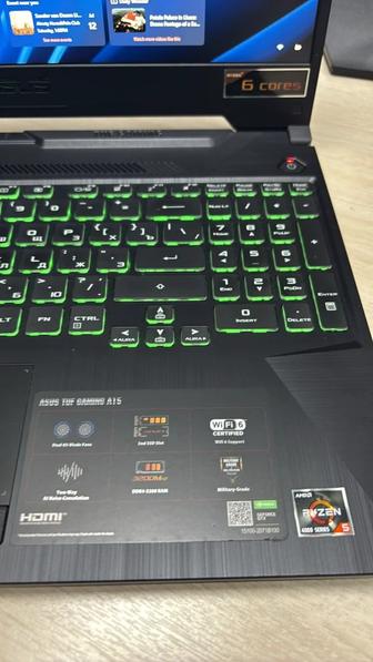Продам ноутбук Asus Tuf Gaming A15 fa506ihrb