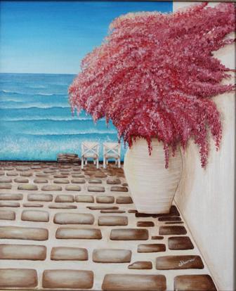 Картина. О.Миконос. 60х50см. Холст. Масло