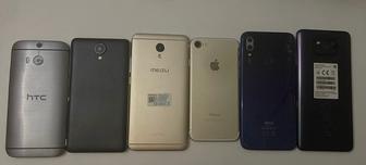 6 телефонов на запчасти