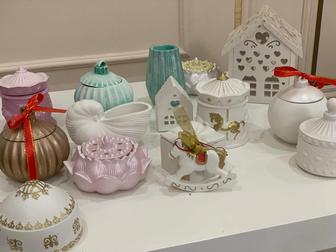 Шкатулки из гипса