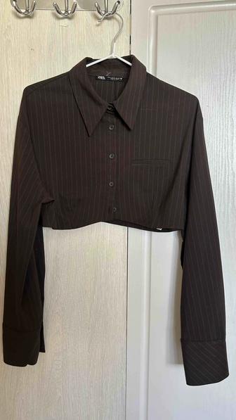 Укороченая рубашка ZARA