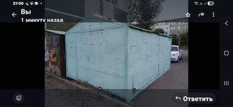 Срочно продаю металлический гараж