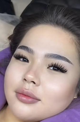 Наращивание ресниц на дому