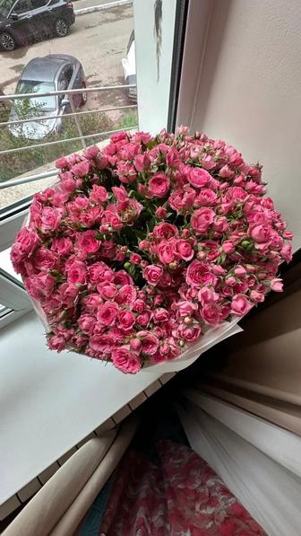 Продам кустовые розы, большой букет цветов