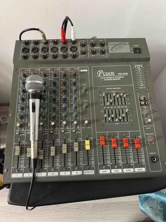 Портативная акустическая система с беспроводным микрофоном все в отличном