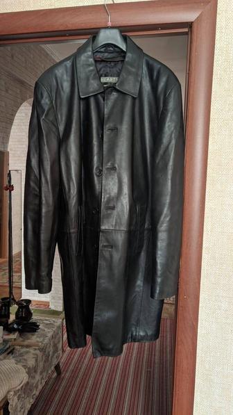 Кожанный тренч