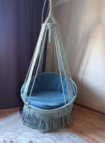 Подвесное кресло-шатер со стойкой