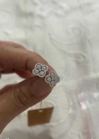 Золотой пусет с бриллиантами