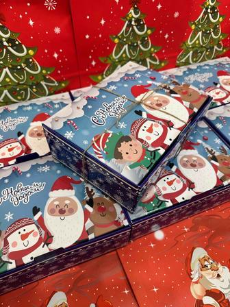 Новогодние подарки сладости , боксы